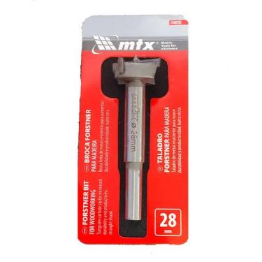 Imagem de Broca forstner 28mm laminas de metal resistente madeira mdf - Matrix T