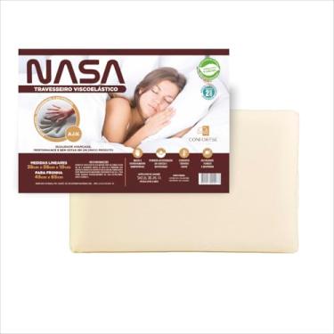 Imagem de Travesseiro NASA ORIGINAL Conforto Ortopédico, Anatômico, ergonomico e Antiácaro