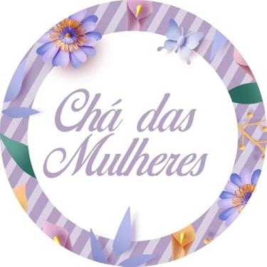 Imagem de Painel Festa Redondo C/Elastico 1,50m Chá das Mulheres (CHMULH007)