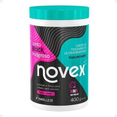 Imagem de Creme de Tratamento Novex Volumizador Santo Black Poderoso 400g - EMBE