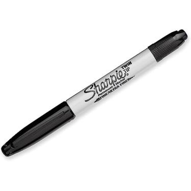 Imagem de Marcador permanente Sharpie 32001 com ponta dupla (conjunto de 12) Cor: Preto