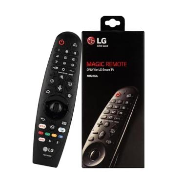 Imagem de LG Controle remoto Magic original, funciona com muitos modelos, teclas de atalho Netflix e Prime Video, Google/Alexa (MR20)