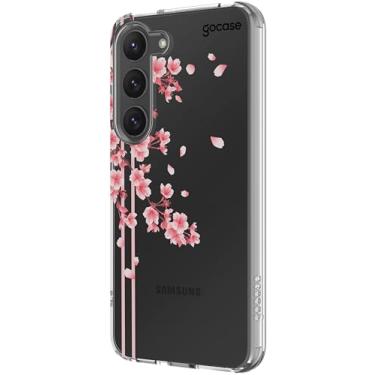 Imagem de Capa Gocase Slim Air Cerejeira Para a linha Galaxy S (Transparente, Galaxy S23)
