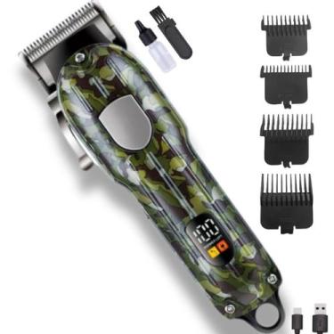 Imagem de Máquina de Cortar Cabelo Profissional  Alta Precisão, Bateria Recarreg