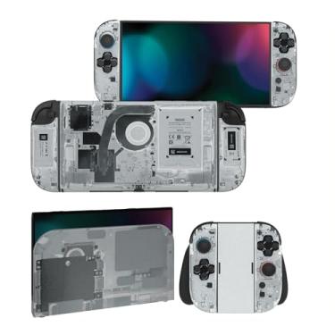 Imagem de PlayVital Conjunto completo para Nintendo Switch 2 Skin (pacote com 2) - Adesivos de vinil de proteção para console Switch 2, Joycons, manoplas e Dock | Sem resíduo, anti-arranhões - X Tear Down