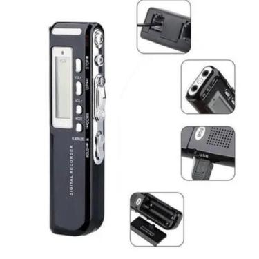 Imagem de Gravador de Voz Digital 8GB USB Tomate MT-556 - Tomate Gravador