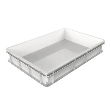 Imagem de Fenteer Caixa de fermentação para massa de pizza, organizador de frutas e vegetais, grande capacidade, bandeja para armazenamento de alimentos para cozinha, 10 Cm de Altura