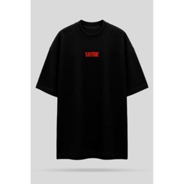 Imagem de Camiseta Oversized Shatark Tom - Preto-Masculino