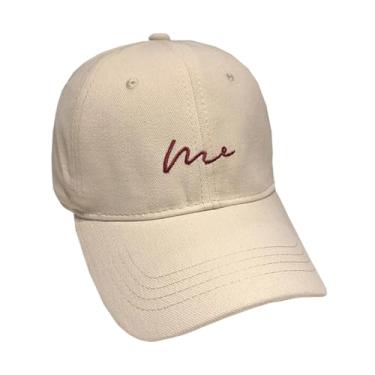 Imagem de RYZGOJV Boné de beisebol unissex, boné plano de algodão masculino feminino para viagens ao ar livre, boné ajustável padrão de onda - bege