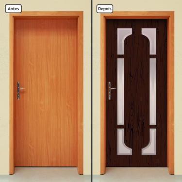 Imagem de Adesivo Decorativo de Porta - Porta de Madeira - 682cnpt - Allodi