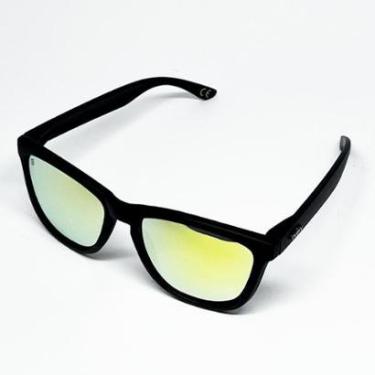 Imagem de Óculos de Sol Corrida e Casual EVOXY Carbon Masculino Feminino Preto - Lentes Vermelhas-Unissex