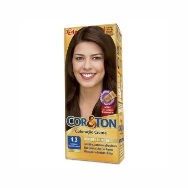 Imagem de Tintura Cor & Ton 4.3 Castanho Médio Dourado - Cor&Ton