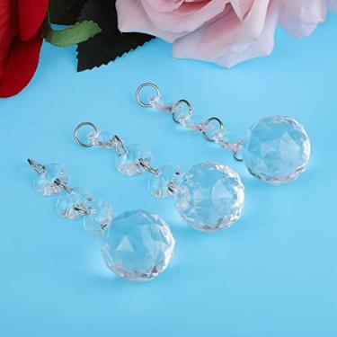 Imagem de Generic Pérolas Acrílicas, Decoração Pendente de Acrílico DIY, Pérola de Bola Transparente Durável para Usar Acrílico para Decoração (Tipo E.)