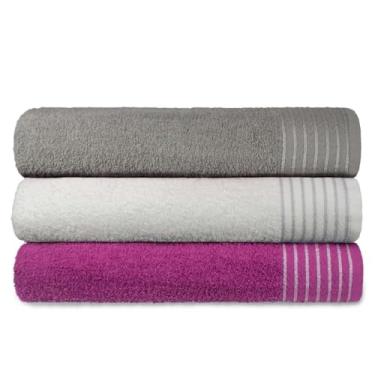 Imagem de Kit 3 Toalha Banhao Gigante Extra Macia New Sublime com Alta Absorçao (Kit 1)