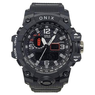 Imagem de Relógio Masculino Onix Anadigi Ox121 Preto