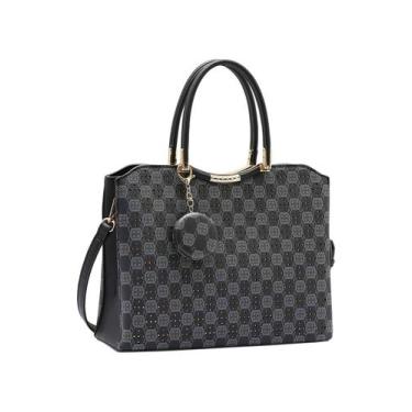 Imagem de Bolsa Feminina de Mão Chenson CG85027 Original New Cristal, Preto