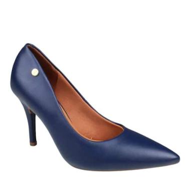 Imagem de Sapato Feminino Scarpin Salto Fino Alto Vizzano 1184.1101, Marinho pel