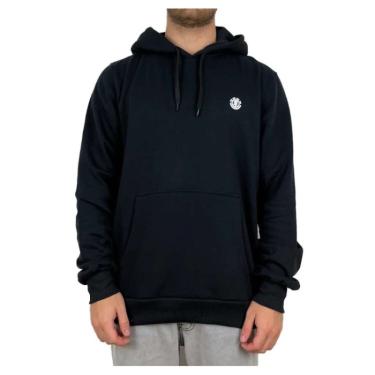 Imagem de Moletom Element Fech Emb Logo Chest Masculino - Preto
