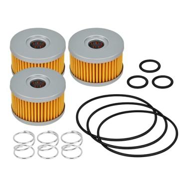 Imagem de JAVIK Kit de filtro de óleo e mola O-ring 16510-37450 para Suzuki Savage 650 LS650 DR650S SP500 SP600 DR650SM DR650SE DR650SEL 1981-2023