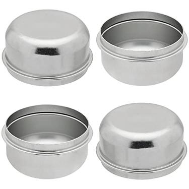 Imagem de [4-Pack] Trailer Axle Wheel Hub and Bearing Dust Cap 2.5" (2-1/2"), Replacement E-Z Lube Axle Dust Cover