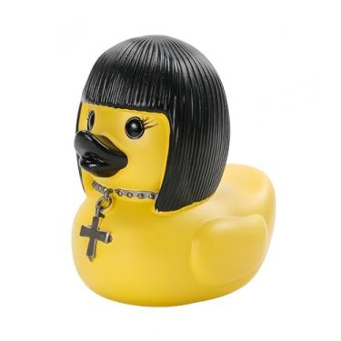 Imagem de Gothic Resin Duck Collectible Cyberpunk Style Desk Decor Ornament, for Men Women, Home Office Shelf Display Statue