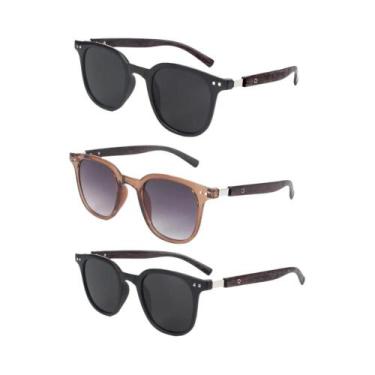 Imagem de Óculos De Sol Vintage Com Armação De Madeira Para Homens E Mulheres, L