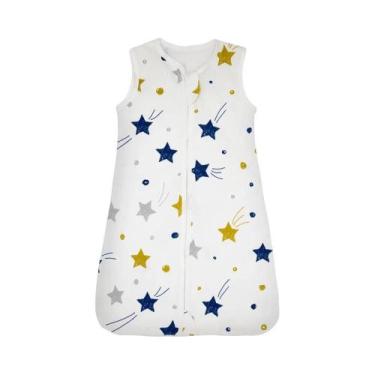 Imagem de Saco de Dormir Infantil para Bebês (3 a 18 Meses) - Estampa Estrelas e