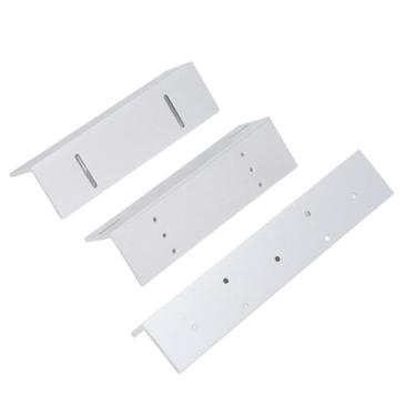 Imagem de Fafeicy Suporte de Fechadura Magnética Elétrica z L, Suporte de Alumínio Com Força de Retenção de 600lbs, para de Controle de Acesso de Porta única, Uso Em Loja de Escritório Doméstico