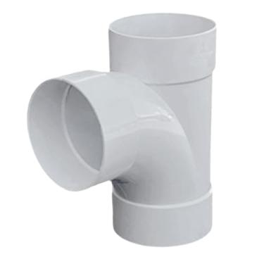 Imagem de Conexão em T Sanitária de PVC de 7,6 cm – Conector de tubo de esgoto e drenagem SDR 35 para paisagismo, irrigação e drenagem de encanamento ao ar livre, etc. (SANITARY TEE, 1)