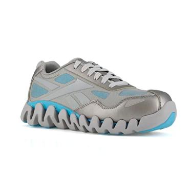 Imagem de Reebok Work Zig Pulse Work Composite Toe feminino Oxford, Cinza/azul claro, 36