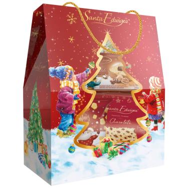 Imagem de Cesta de Natal Sortidos Santa Edwiges Magia 1,08kg Lata Premium