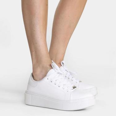 Imagem de Tênis Vizzano Flatform Liso Feminino 1339.345 - Off White-Feminino