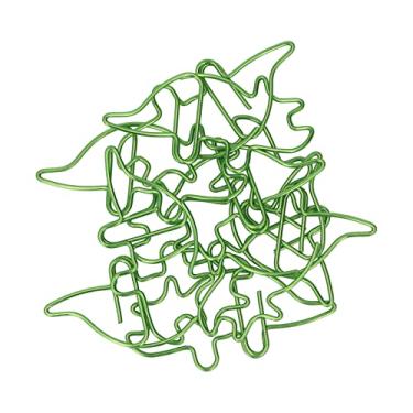 Imagem de Clipes de papel em formato de dinossauro Triceratops 100 unidades de galvanoplastia de metal Clipes de escritório para classificação de arquivos Marcadores Home Office Use cor