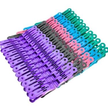 Imagem de Prendedor Reforçado de roupa, Pregador Reforçado de roupa para varal 3.5 cm x 5.5 cm para Roupas Leves e Pesadas, Duráveis para Uso Doméstico(SORTIDO)