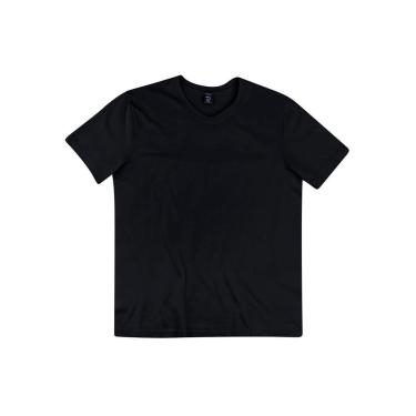 Imagem de Camiseta Hering Básica Manga Curtas Com Decote V Masculina-Masculino