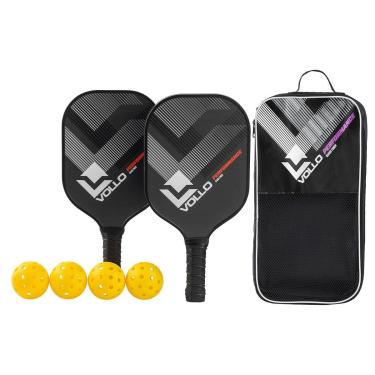 Imagem de Kit Pickleball Performance 2 Raquetes 4 Bolas e Bolsa Vollo-Unissex