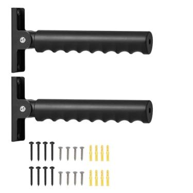 Imagem de Koalafast Barras de apoio dobráveis para parede, alças longas de 23 cm, suportam barras de apoio de até 136 kg para idosos, idosos, deficientes, trilhos de mão antiderrapantes para parede, porta