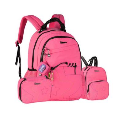 Imagem de Mochila Costa Lancheira Térmica Luluca Pandinha Estojo Box - Clio Styl