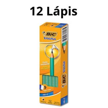 Imagem de Lapis Bic Evolution Redondo HB N2 Verde CX com 12 Unidades