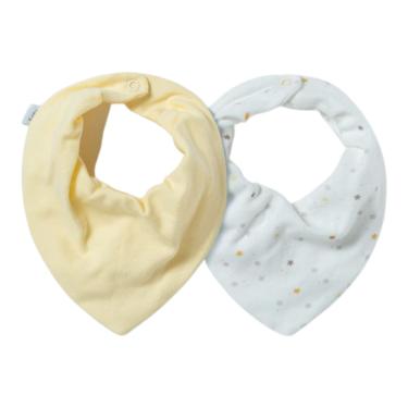 Imagem de Kit Com 2 Babadores Bebê Bandana Little Baby Amarelo - Hug