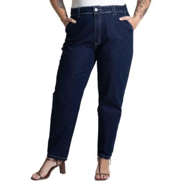 Imagem de Calça Jeans Sawary Plus Size Mom - 280931 - Azul 54-Feminino