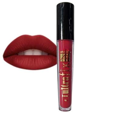 Imagem de Batom À prova de Beijo Rosa Fúcsia Ultrafix AR Maquiagem Abelha Rainha