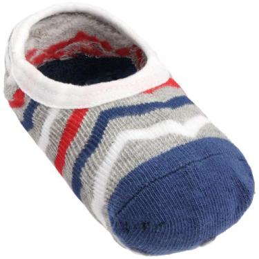 Imagem de Meia Sapatilha Colorida Antiderrapante Bebê Tamanho 21 a 25 Pimpolho M
