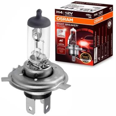 Imagem de Lâmpada Halógena Osram Night Breaker Silver +100% Luz H4 60/55W 12V