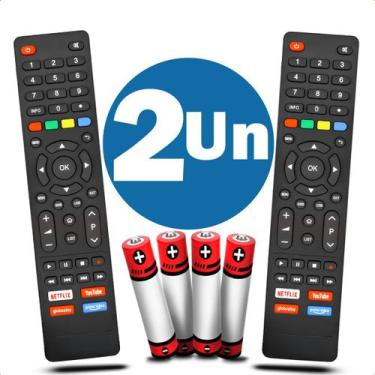 Imagem de Controle Remoto Compatível Com Smart TV Philco 4K Netflix YouTube Glob