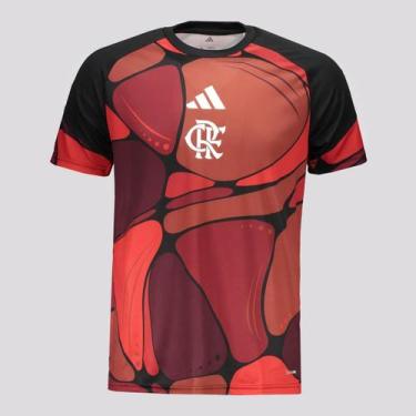 Imagem de Camisa Adidas Flamengo Pré-Jogo 2026, GG