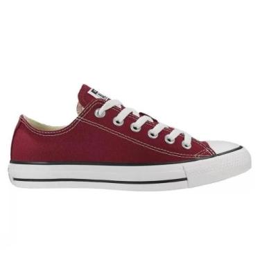 Imagem de Tenis all star chuck taylor cano baixo ref ct0001 unissex, 36, Vinho