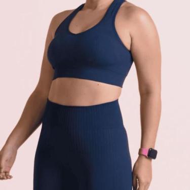 Imagem de Top Lupo Sport Seamless Basic com Bojo Removivel 71856-01, Blue nights