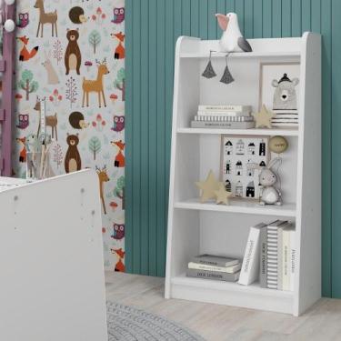 Imagem de Estante Infantil Montessori Branco - MOVELBRAS