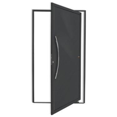 Imagem de Porta Pivotante Lambril Savana com Puxador Super 210cm x 100cm Brimak 